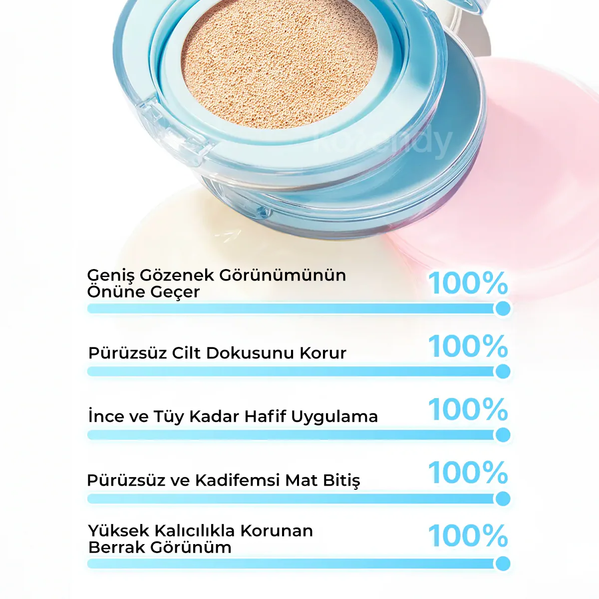 Amuse - Airy Pore Cover Cushion (Uzun Süre Kalıcı Gözenek Blurlayıcı Mat Bitişli Peptitli Cushion) 15g (%50 İndirimli) - Image 10