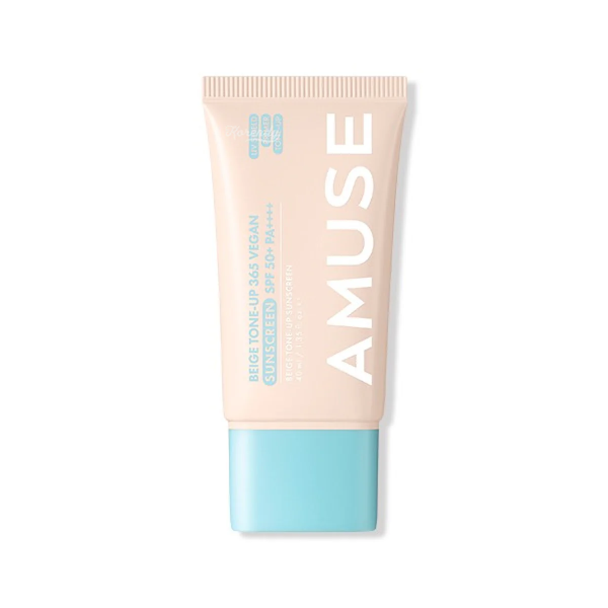 Amuse - Beige Tone up 365 Vegan Sunscreen SPF 50+ PA++++ (Ton Eşitleyici Mavi Işık Karşıtı Kolajenli Vegan Güneş Kremi) 40ml - Image 2