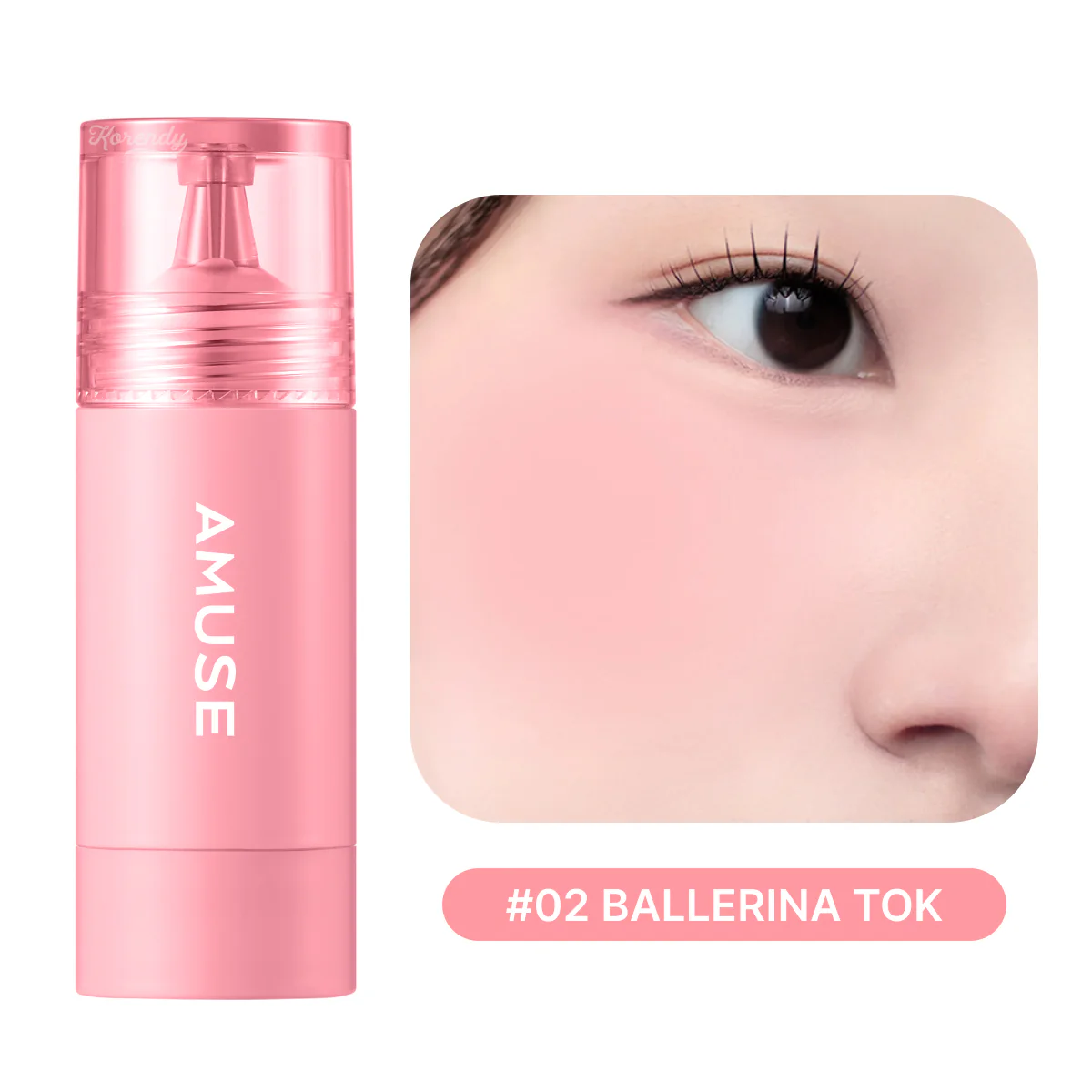 Amuse - Cheek Tok Tok (Protein ve Peptitli 12 Saat Kalıcı Kadife Dokulu Allık) 5.5ml (%50 SKT İndirimli) - Image 2