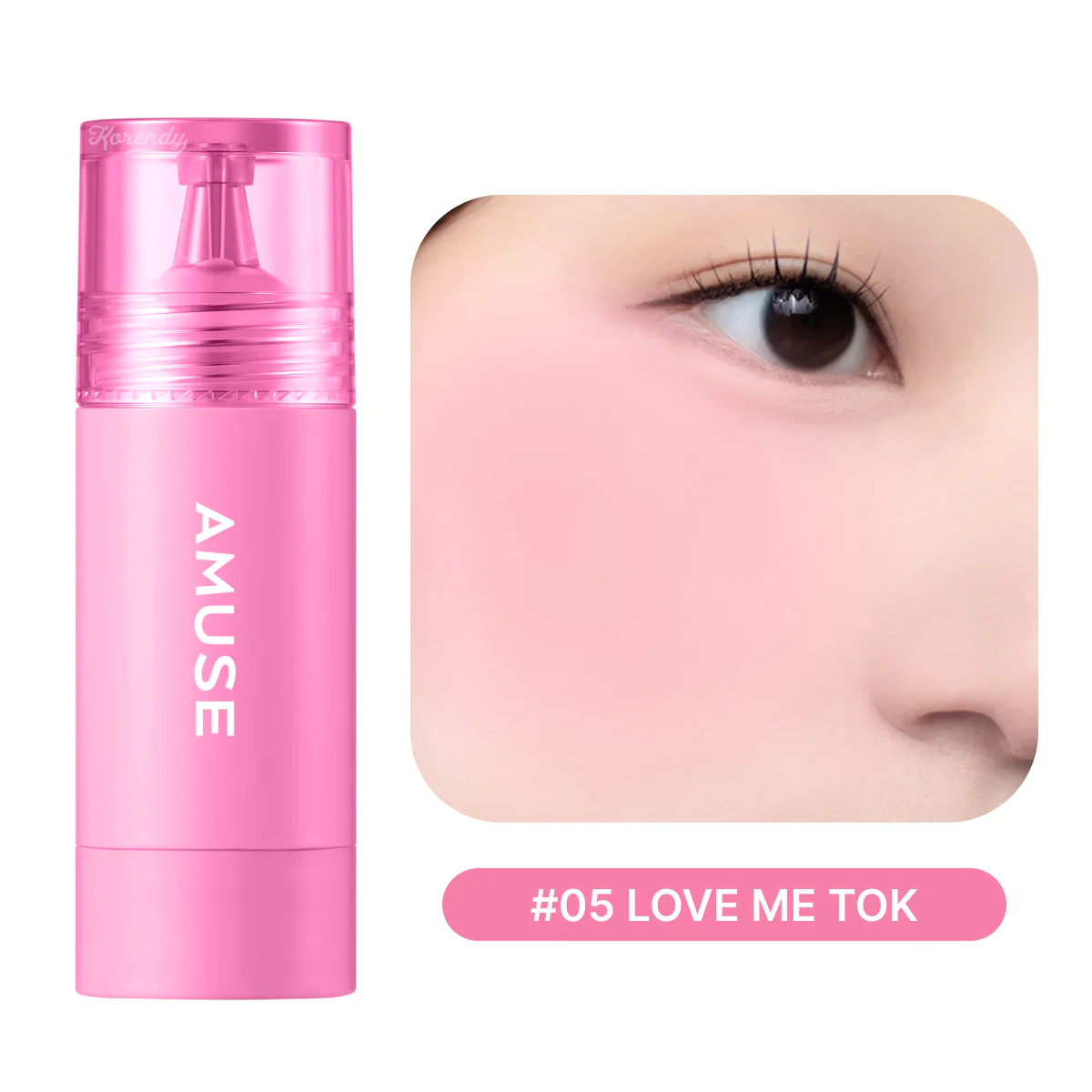 Amuse - Cheek Tok Tok (Protein ve Peptitli 12 Saat Kalıcı Kadife Dokulu Allık) 5.5ml (%50 SKT İndirimli) - Image 5