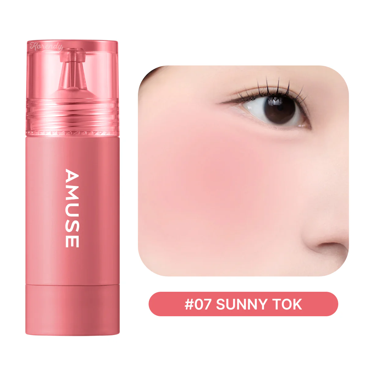 Amuse - Cheek Tok Tok (Protein ve Peptitli 12 Saat Kalıcı Kadife Dokulu Allık) 5.5ml (%50 SKT İndirimli) - Image 7