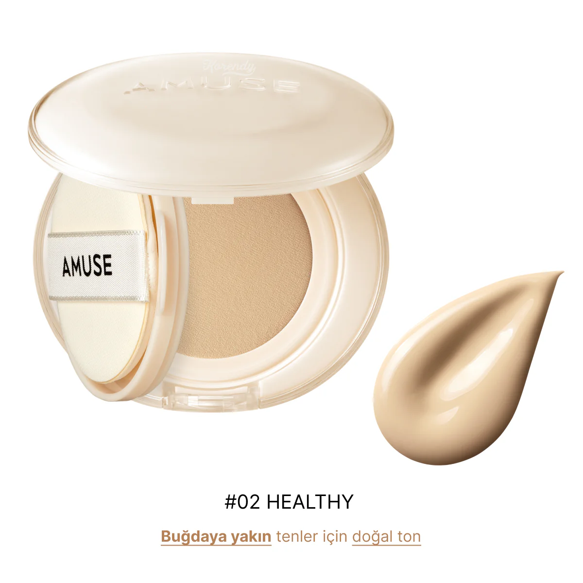 Amuse - Dew Jelly Master Cushion SPF 38 PA+++ (Huş Suyu ve Pantenollü Gözenek Kapatıcı Parlaklaştırıcı Cushion) 15g (%60 İndirimli) - Image 6
