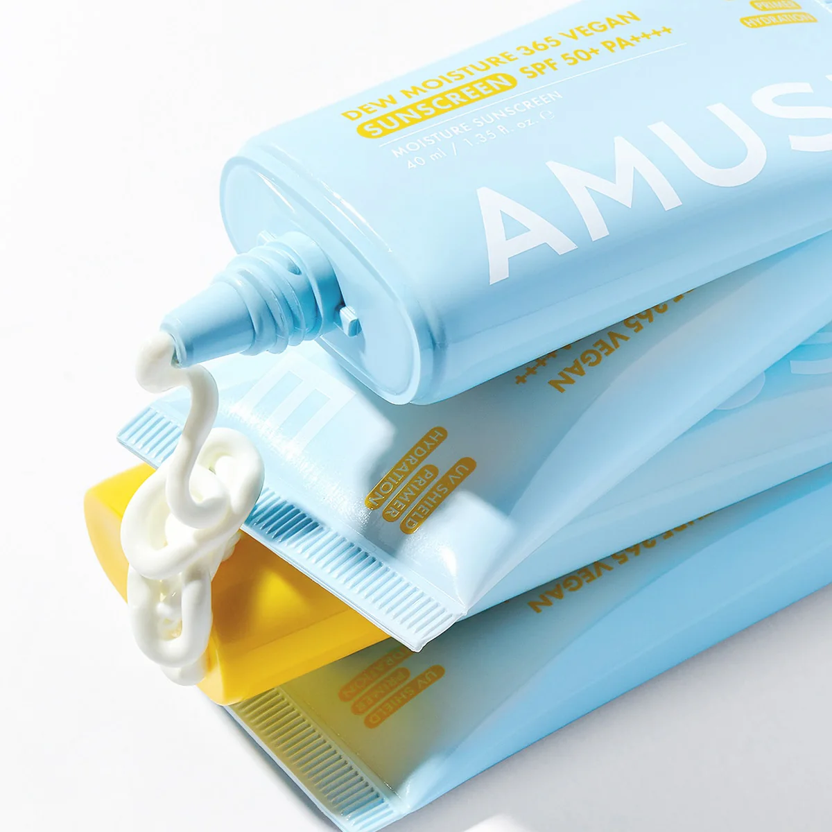 Amuse - Dew Moisture 365 Vegan Sunscreen SPF 50+ PA++++ (6 Çeşit Seramidli Vegan Güneş Kremi) 40ml - Image 2
