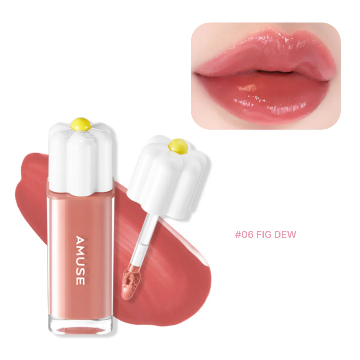 Amuse - Dew Tint (Doğal Parlaklık ve Nem Veren Meyveli Dudak Tinti) 4g (%75 SKT İndirimli) - Image 2
