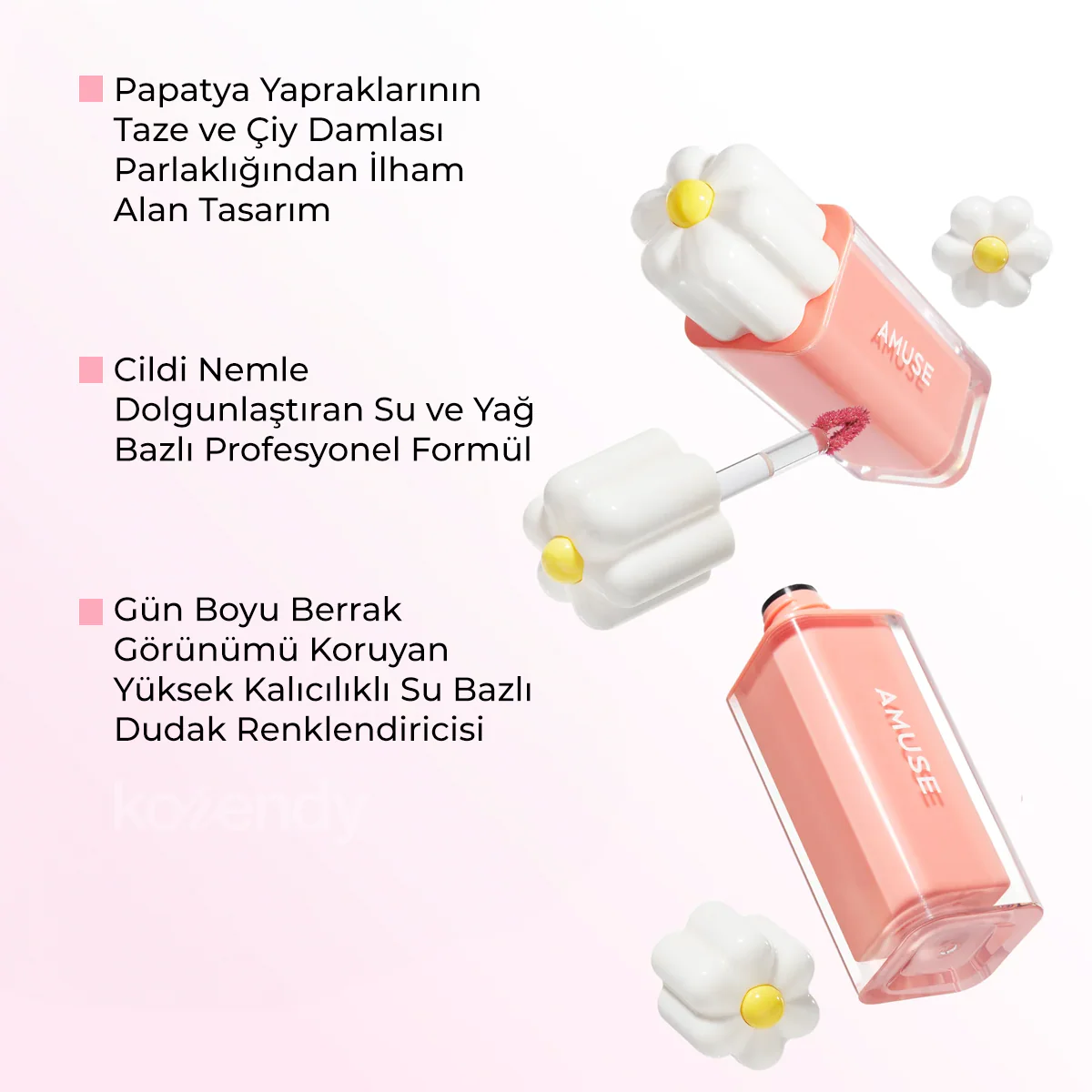 Amuse - Dew Tint (Doğal Parlaklık ve Nem Veren Meyveli Dudak Tinti) 4g (%75 SKT İndirimli) - Image 7