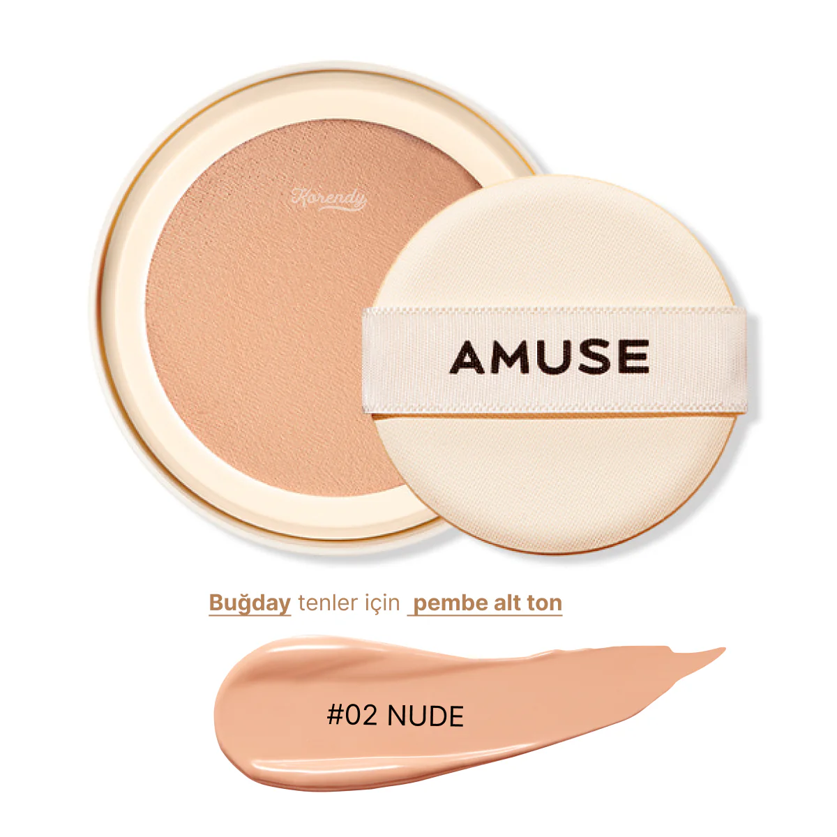 Amuse - (İÇ YEDEK REFILL) Dew Jelly Master Cushion SPF 38 PA+++ 15g (Aynasız ve kapaklıdır) (%40 İndirimli) - Image 3