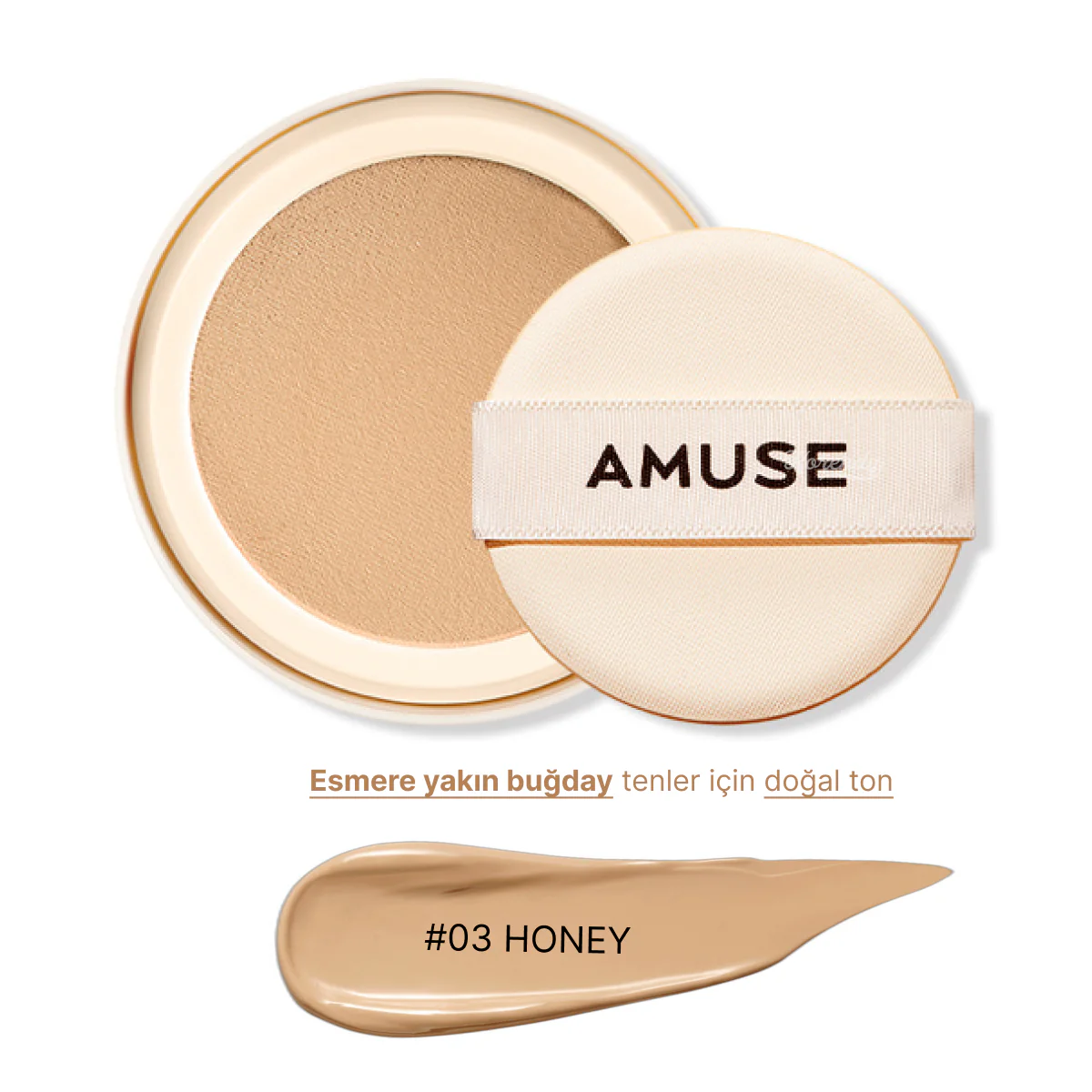 Amuse - (İÇ YEDEK REFILL) Dew Jelly Master Cushion SPF 38 PA+++ 15g (Aynasız ve kapaklıdır) (%40 İndirimli) - Image 4