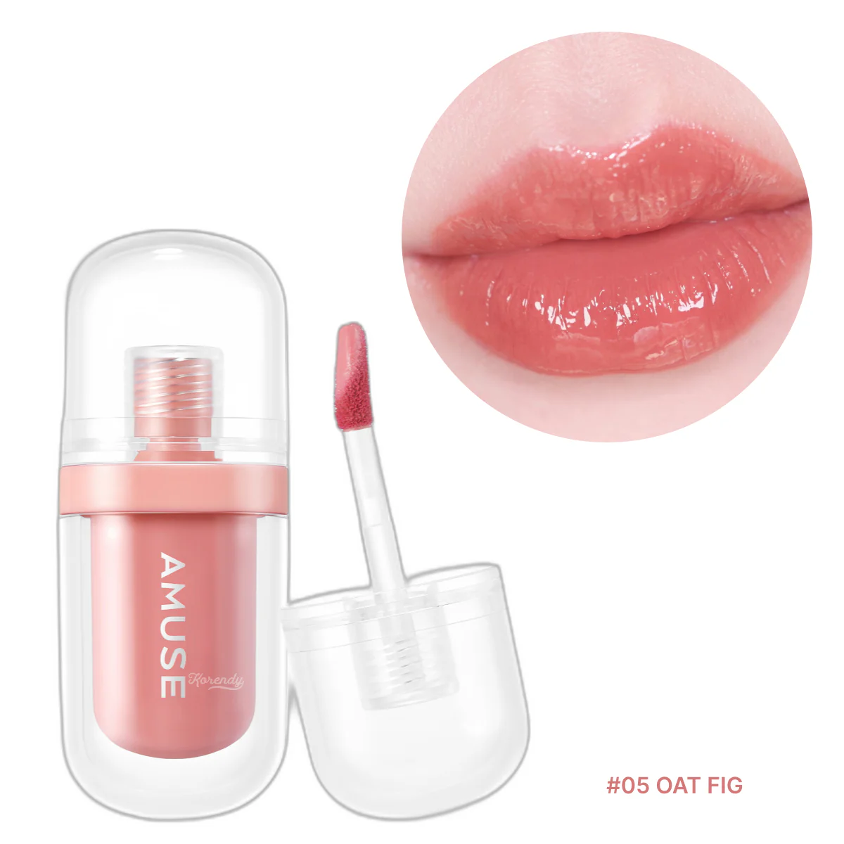 Amuse - Jel Fit Tint (8 Çeşit Hyaluronik Asit ve Şeftalili Parlatıcı Jel Dudak Ruju) 3.8g (%50 SKT İndirimli) - Image 5