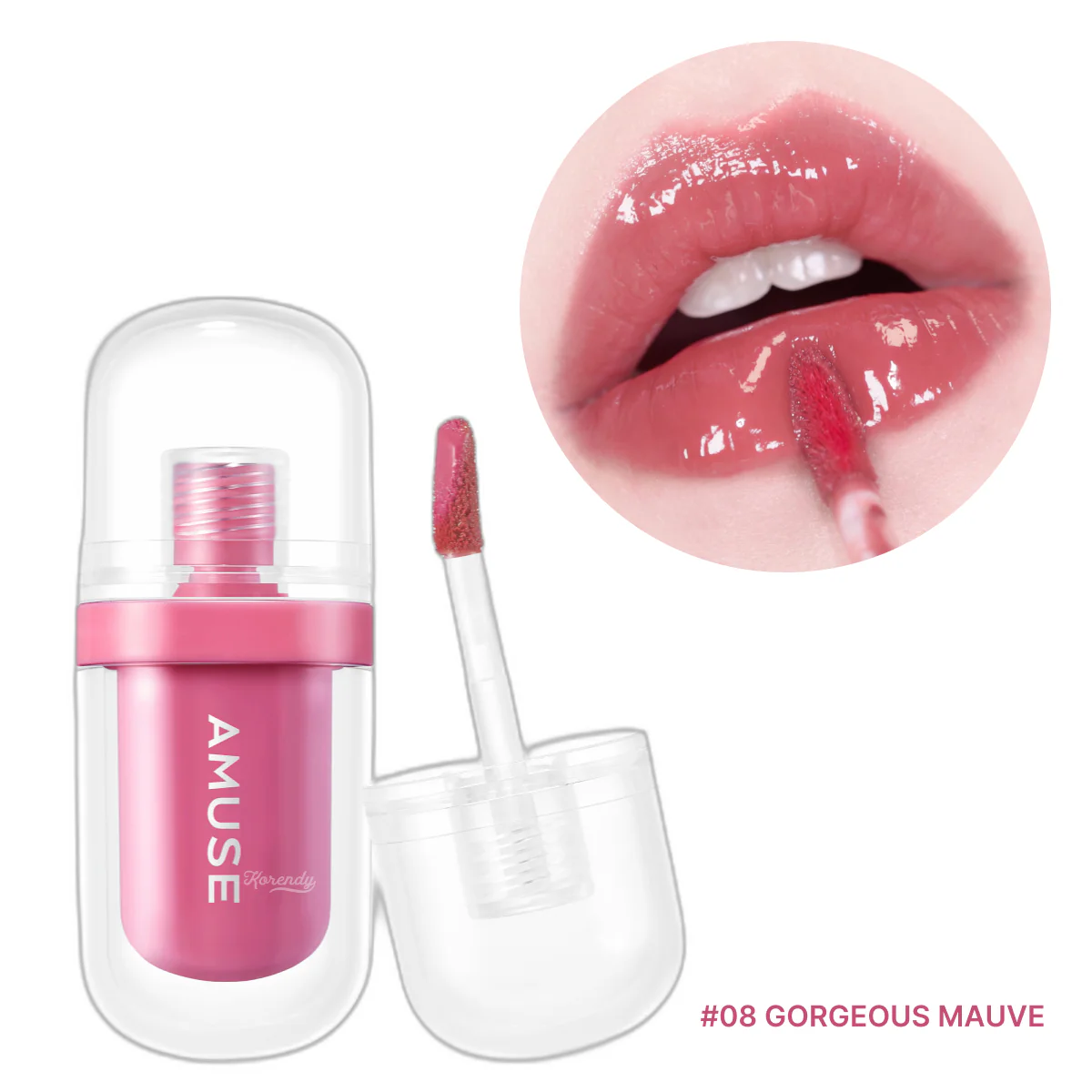Amuse - Jel Fit Tint (8 Çeşit Hyaluronik Asit ve Şeftalili Parlatıcı Jel Dudak Ruju) 3.8g (%50 SKT İndirimli) - Image 8