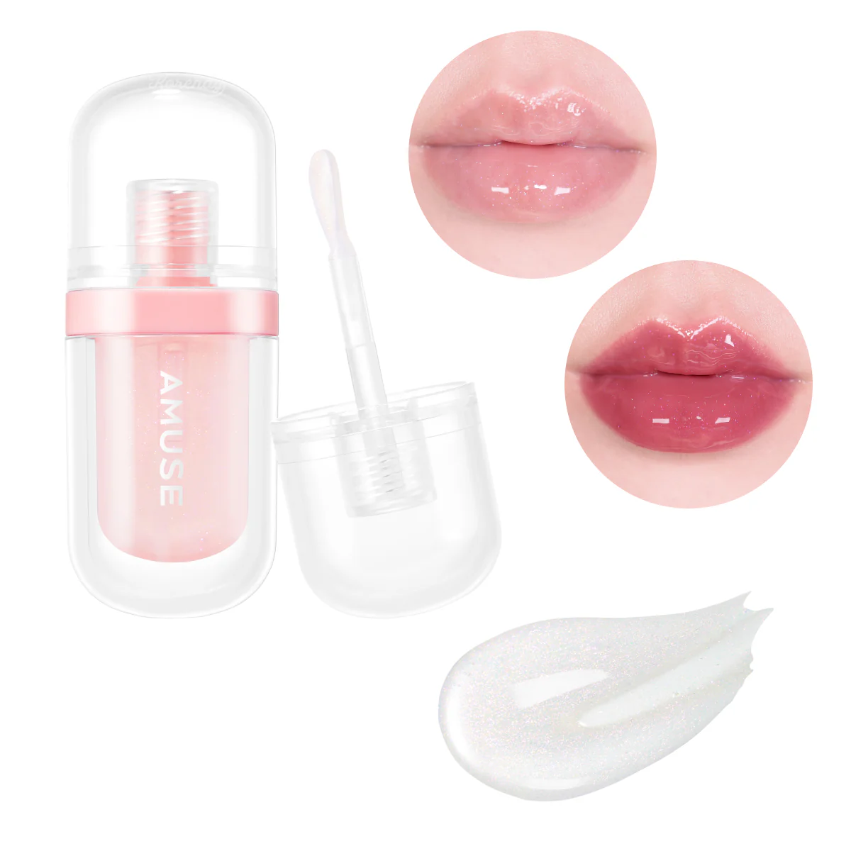 Amuse - Lip Fuller Big Diamond (Anında Dolgunluk Kazandıran Elmas Parıltılı Dudak Parlatıcısı) 3.8g (%60 İndirimli SKT: 2026-11-23)