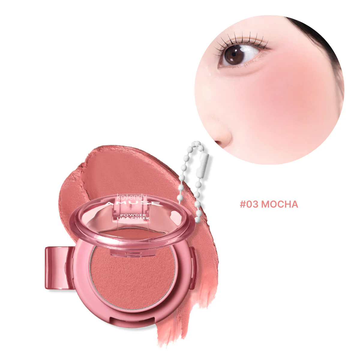 Amuse - Powder Lip & Cheek (Kadifemsi Besleyici Dudak ve Yanak Ürünü) 4g (%50 İndirimli) - Image 3