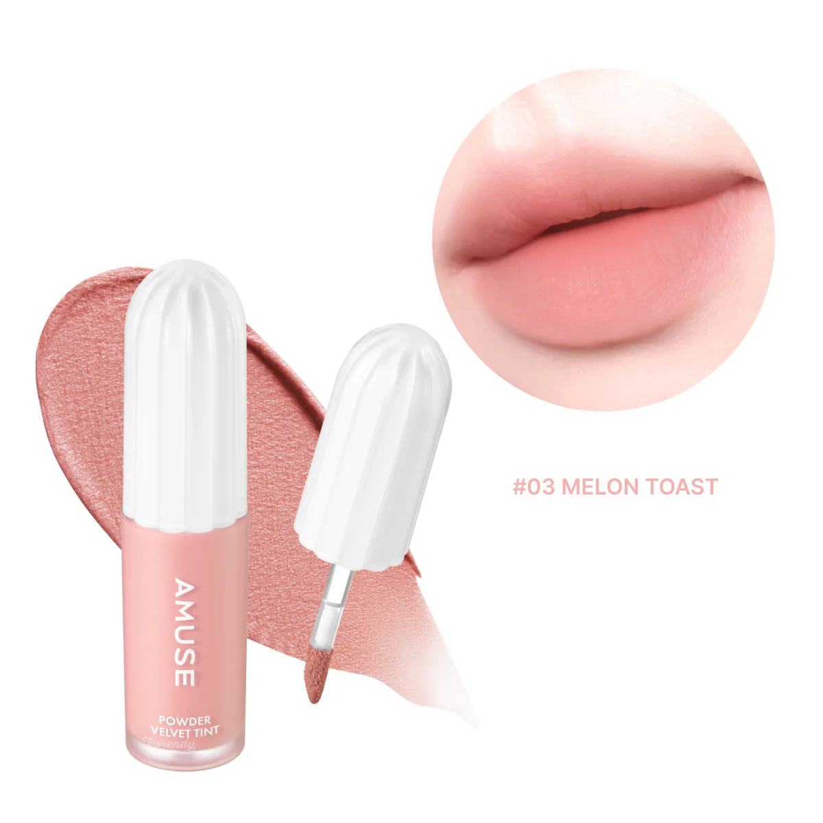 Amuse - Powder Velvet Tint (12 Saate Kadar Kalıcı Yüksek Pigmentli Kadifemsi Dokulu Pantenollü Tint) 3.3gr (%50 İndirimli) - Image 3