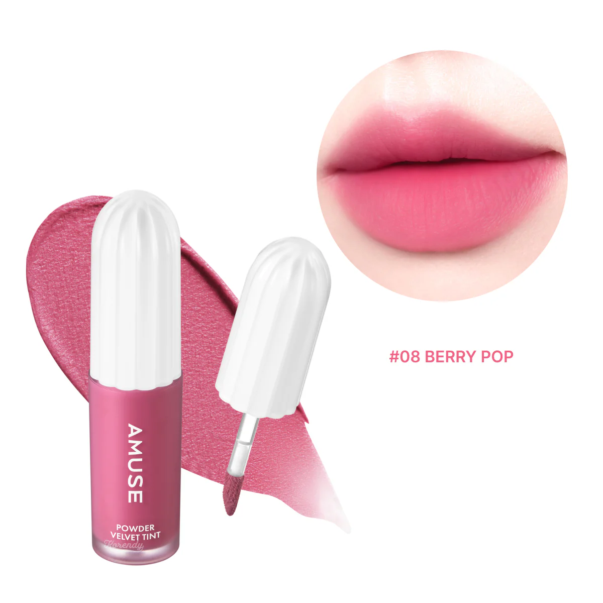 Amuse - Powder Velvet Tint (12 Saate Kadar Kalıcı Yüksek Pigmentli Kadifemsi Dokulu Pantenollü Tint) 3.3gr (%50 İndirimli) - Image 8