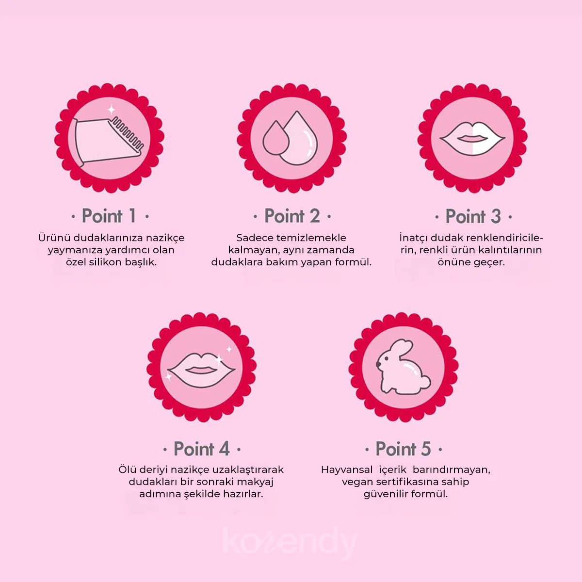 Amuse - Tint One Touch Remover (Tint ve Ruj Silen 6 Çeşit Peptitli Dudak Temizleyicisi) (%70 İndirimli) - Image 6