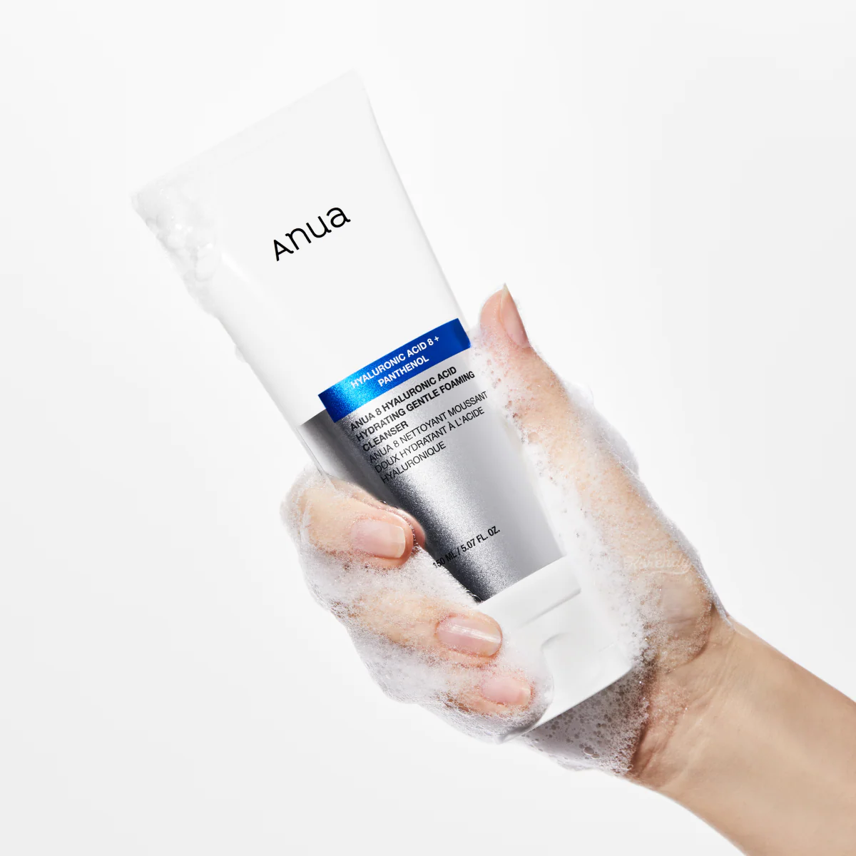 Anua - 8 Hyaluronic Acid Hydrating Gentle Foaming Cleanser (8 Çeşit Hyaluronik Asitli Bariyer Koruyucu Köpük Temizleyici) 150ml - Image 3