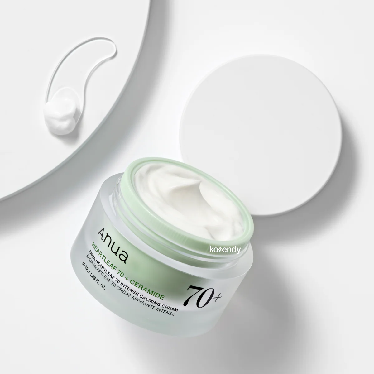 Anua - Heartleaf 70% Intense Calming Cream (Yoğun Nemlendirici ve Bariyer Koruyucu Kalp Yaprağı Özlü Krem) 50ml - Image 2