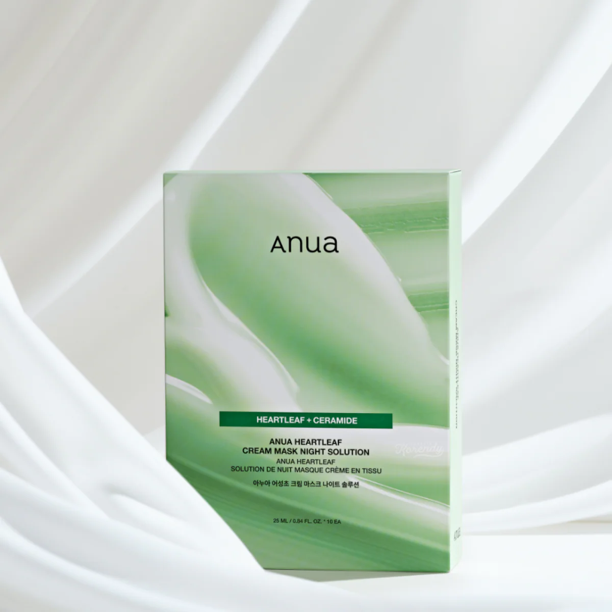 Anua - Heartleaf Cream Sheet Mask Night Solution (Bariyer Koruyucu Nemlendirici Kremsi Kağıt Maske) 25ml - Image 3