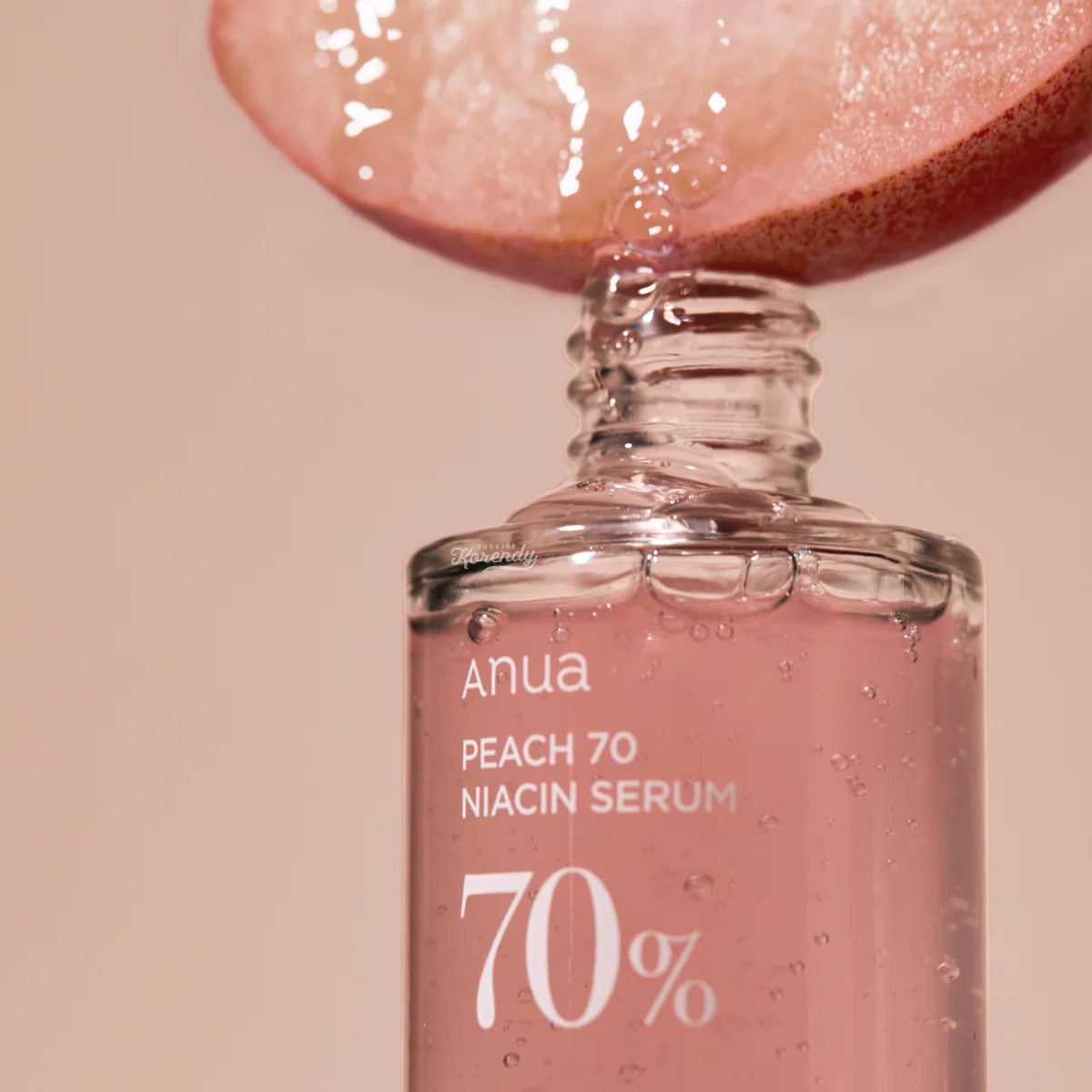 Anua - Peach 70% Niacinamide Serum (Leke ve Geniş Gözenek Karşıtı Parlatıcı Şeftali Özlü Serum) 30ml - Image 3