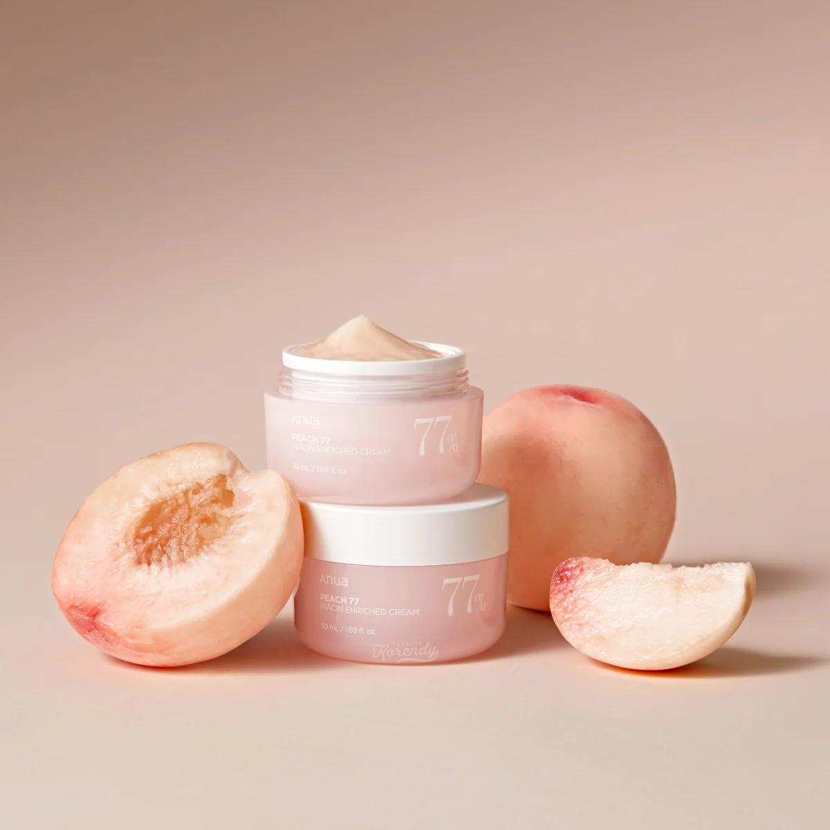 Anua - Peach 77% Niacin Enriched Cream (Cilt Parlatıcı ve Elastikiyet Koruyucu Şeftali Özlü Nemlendirici Krem) 50ml - Image 3