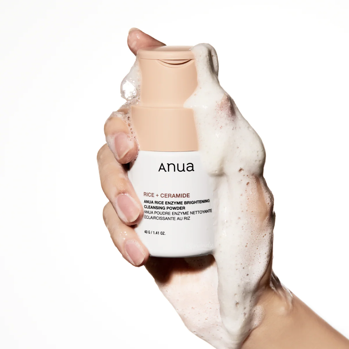 Anua - Rice Enzyme Brightening Cleansing Powder (Pirinç Enzimli Leke ve Pürüz Karşıtı Parlatıcı Temizlik Tozu) 40g - Image 3