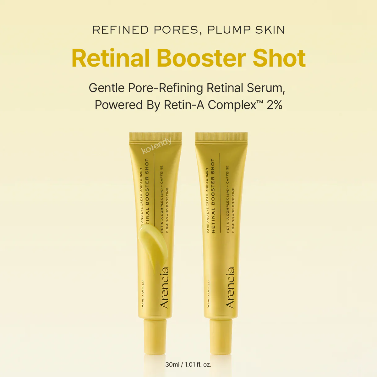 Arencia - Retinal Booster Shot (Geniş Gözenek Önleyici ve Elastikiyet Koruyucu %2 Retin-A Kompleks & Kafeinli Shot Serum) 30ml - Image 3