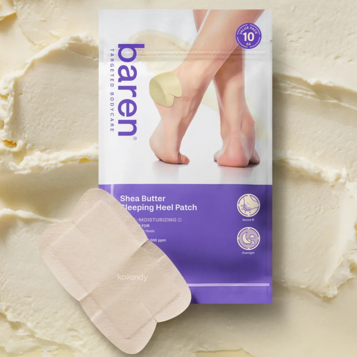 Baren - Shea Butter Sleeping Heel Patch (Gece Boyu Besleyici ve Nemlendirici Shea Butter İçeren Topuk Bandı) (%15-%30 Lansman İndirimi) - Image 4