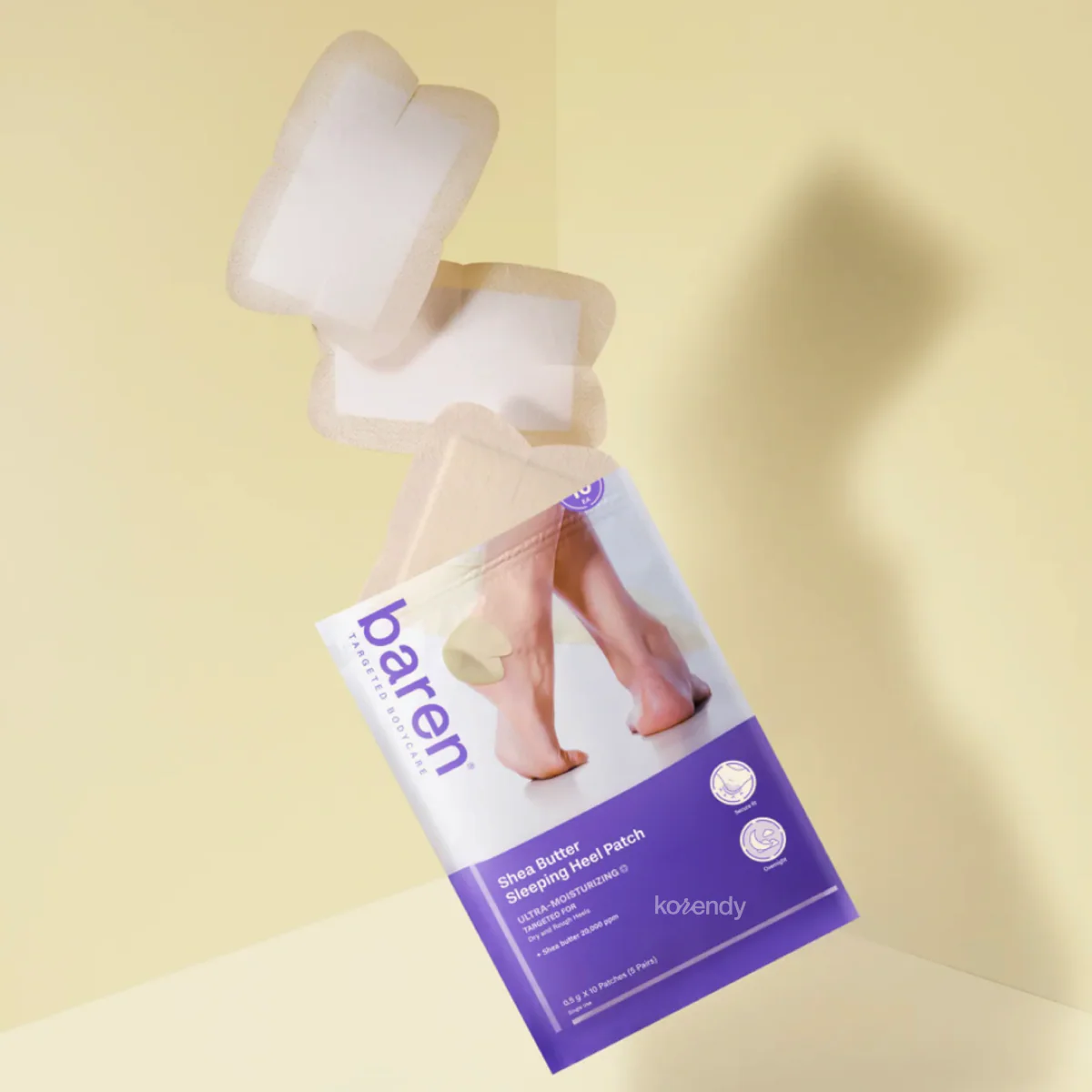Baren - Shea Butter Sleeping Heel Patch (Gece Boyu Besleyici ve Nemlendirici Shea Butter İçeren Topuk Bandı) (%15-%30 Lansman İndirimi) - Image 5