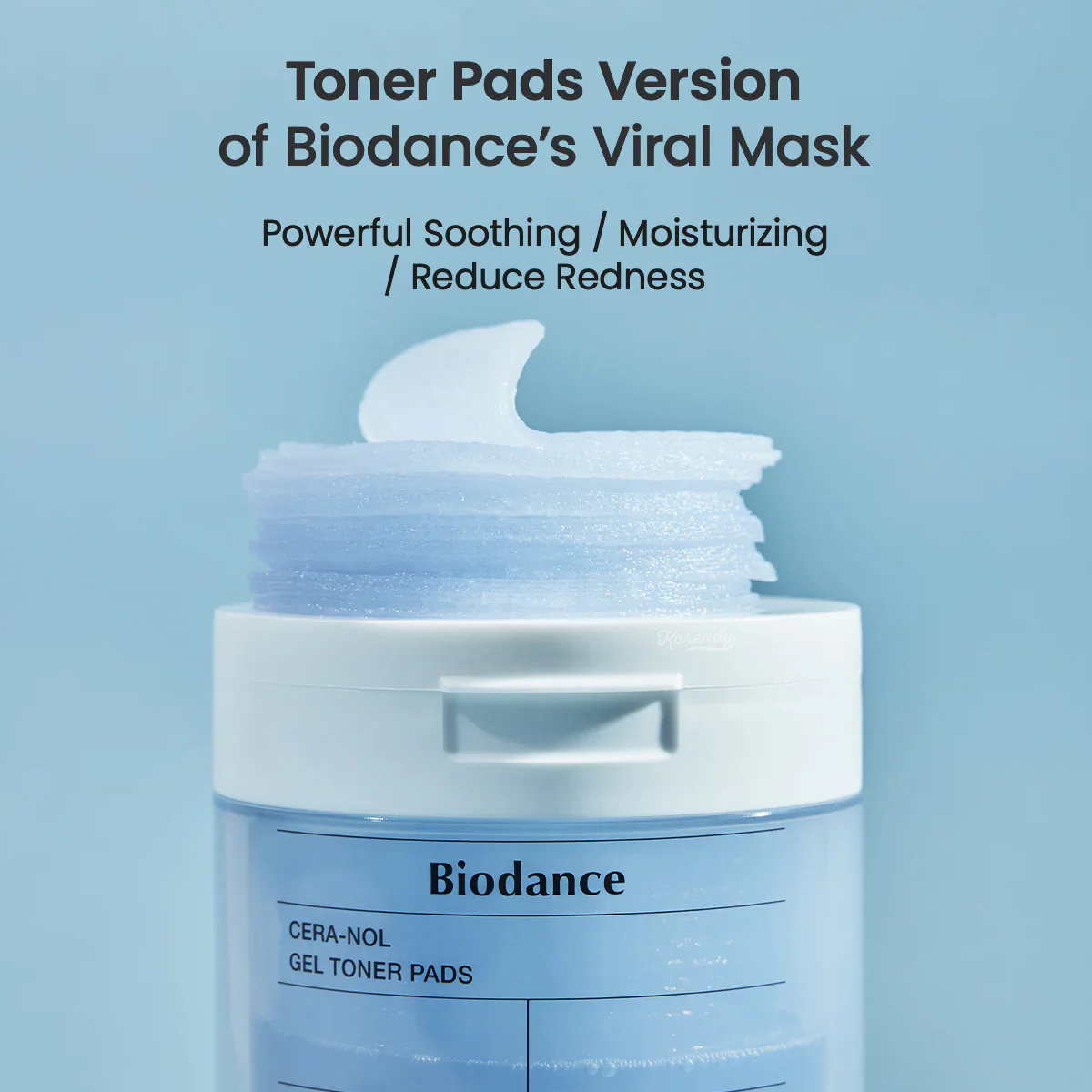 Biodance - Cera Nol Gel Toner Pads (Anında Nemlendirici ve Serinletici Buzul Sulu Jel Toner Ped) 60lı - Image 3