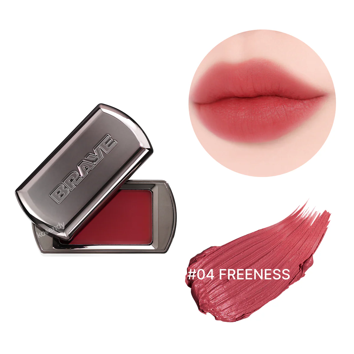 Braye - Lipsleek Blur (Tek Adımda Monokrom Görünüm Sunan Yarı Mat Pürüzsüz Bitişli Peptitli Çok Amaçlı Dudak ve Yanak Balmı) 3.2g - Image 4