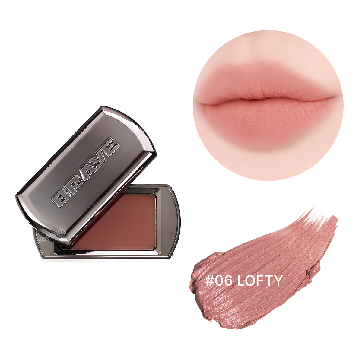 Braye - Lipsleek Blur (Tek Adımda Monokrom Görünüm Sunan Yarı Mat Pürüzsüz Bitişli Peptitli Çok Amaçlı Dudak ve Yanak Balmı) 3.2g - Image 6