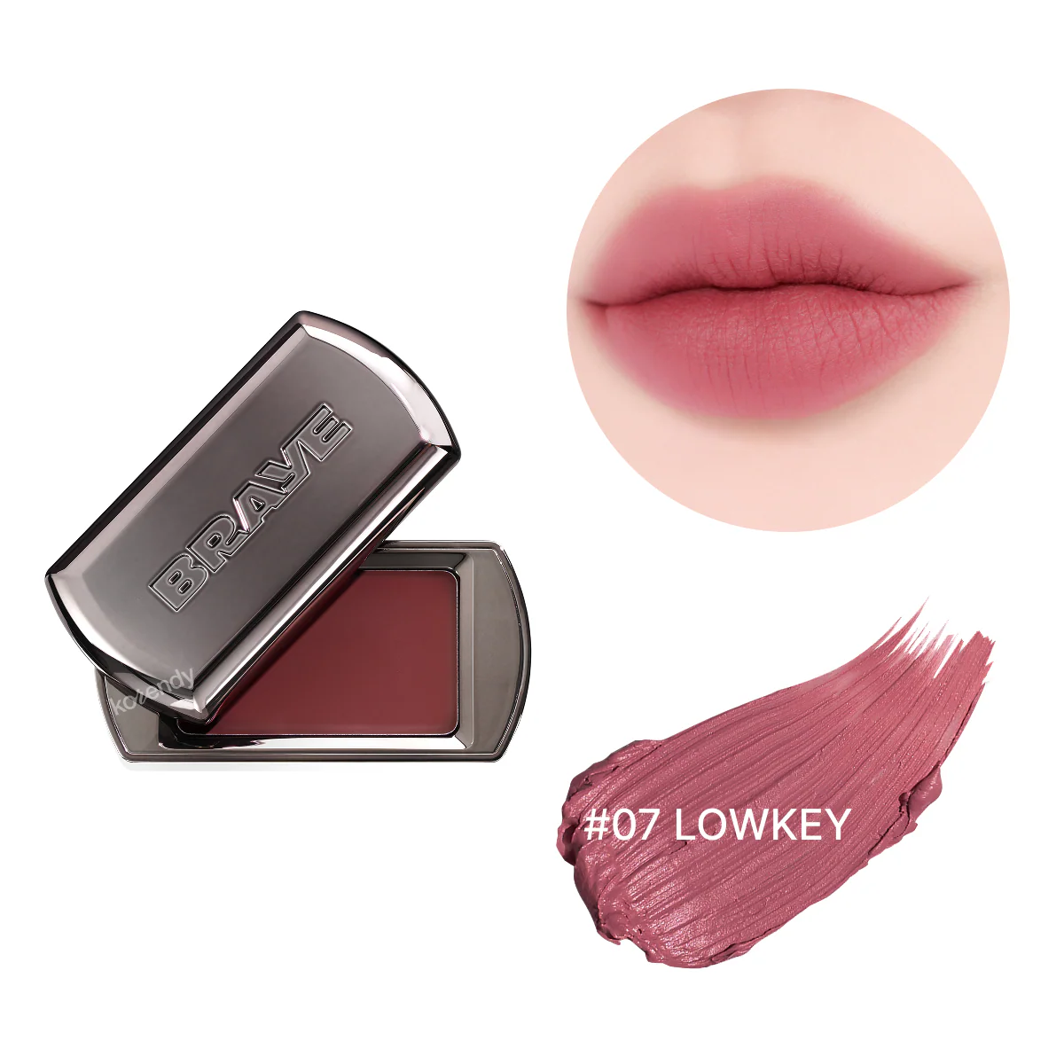 Braye - Lipsleek Blur (Tek Adımda Monokrom Görünüm Sunan Yarı Mat Pürüzsüz Bitişli Peptitli Çok Amaçlı Dudak ve Yanak Balmı) 3.2g - Image 7