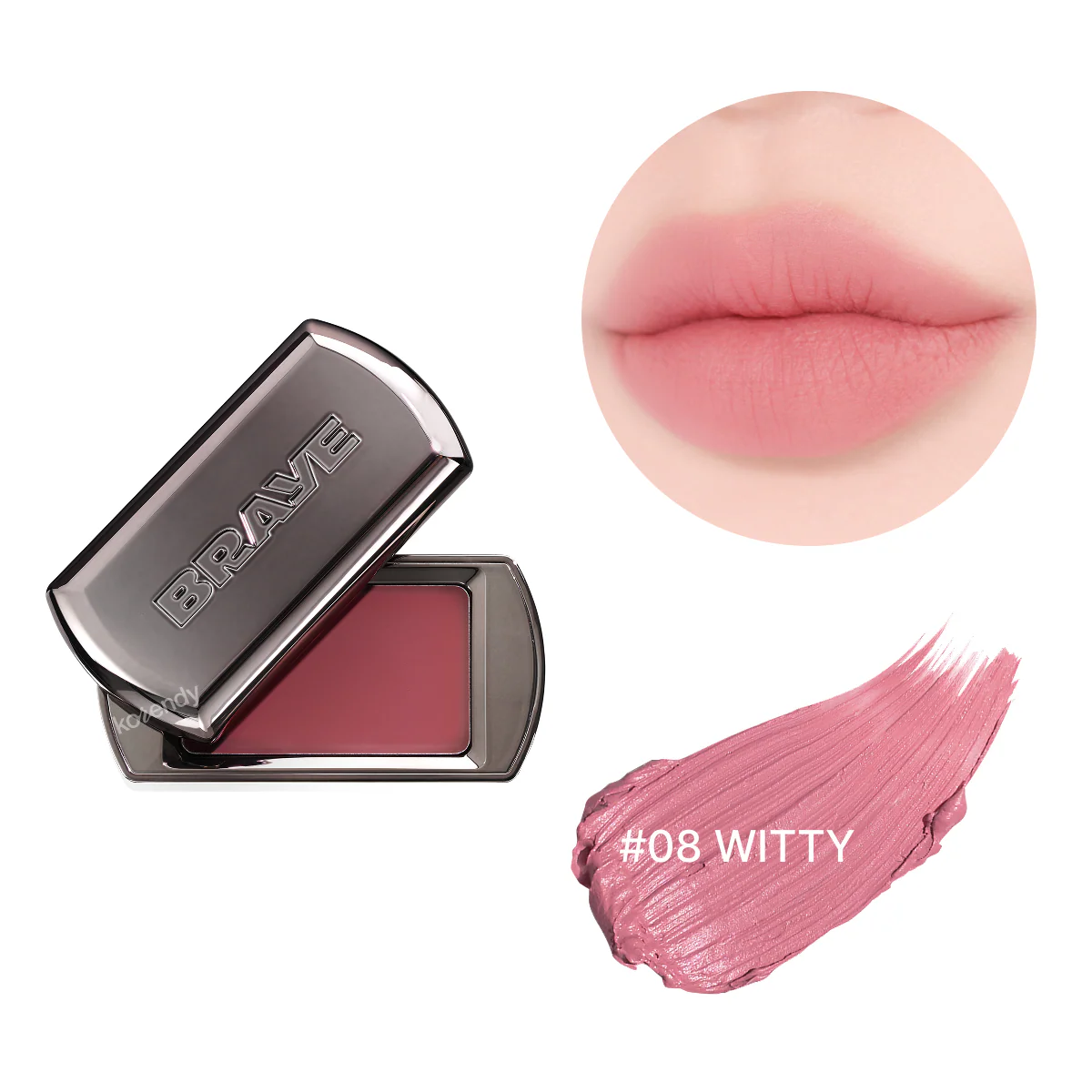 Braye - Lipsleek Blur (Tek Adımda Monokrom Görünüm Sunan Yarı Mat Pürüzsüz Bitişli Peptitli Çok Amaçlı Dudak ve Yanak Balmı) 3.2g - Image 8