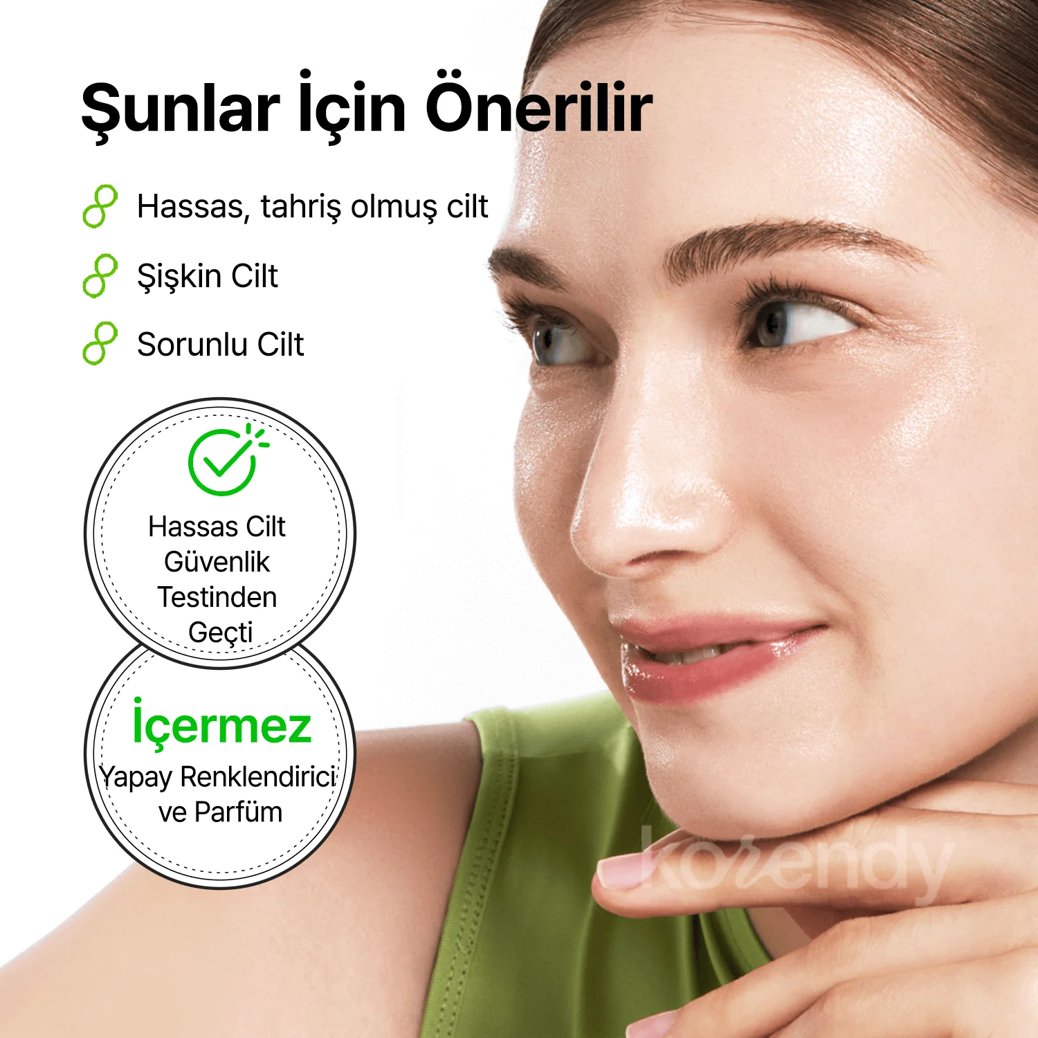 By Wishtrend - Green Tea & Ceramide Calming Toner Pad (Besleyici ve Parlatıcı Yeşil Çay & Seramidli Stres Karşıtı Tonik Ped) 190ml - Image 3