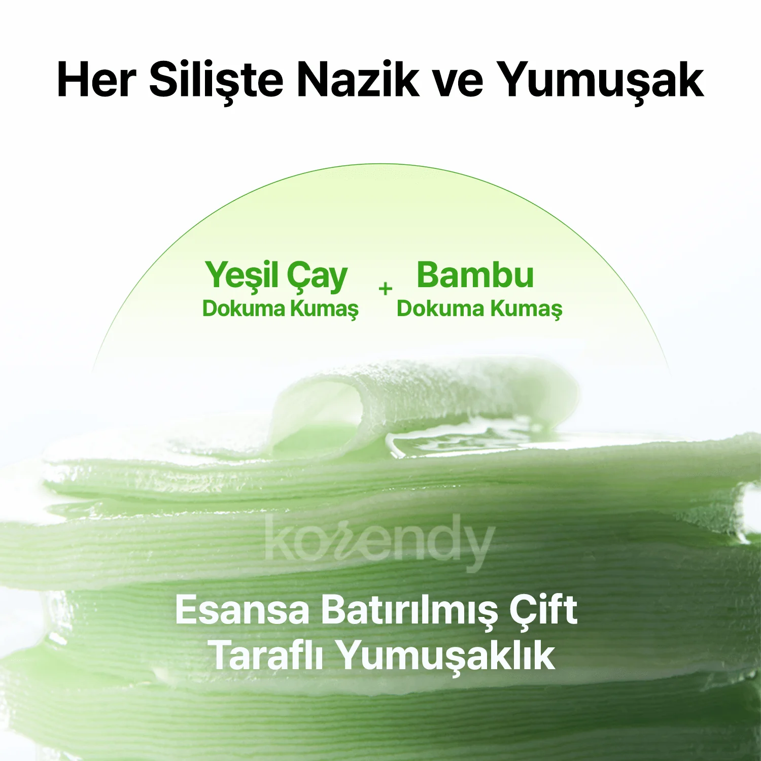 By Wishtrend - Green Tea & Ceramide Calming Toner Pad (Besleyici ve Parlatıcı Yeşil Çay & Seramidli Stres Karşıtı Tonik Ped) 190ml - Image 5