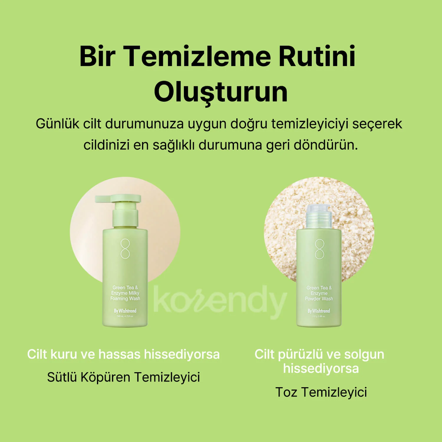 By Wishtrend - Green Tea & Enzyme Milky Foaming Wash (Yeşil Çaylı Tahıl Sütlü Nemlendirici Nazik Köpük Temizleyici) 140ml - Image 13