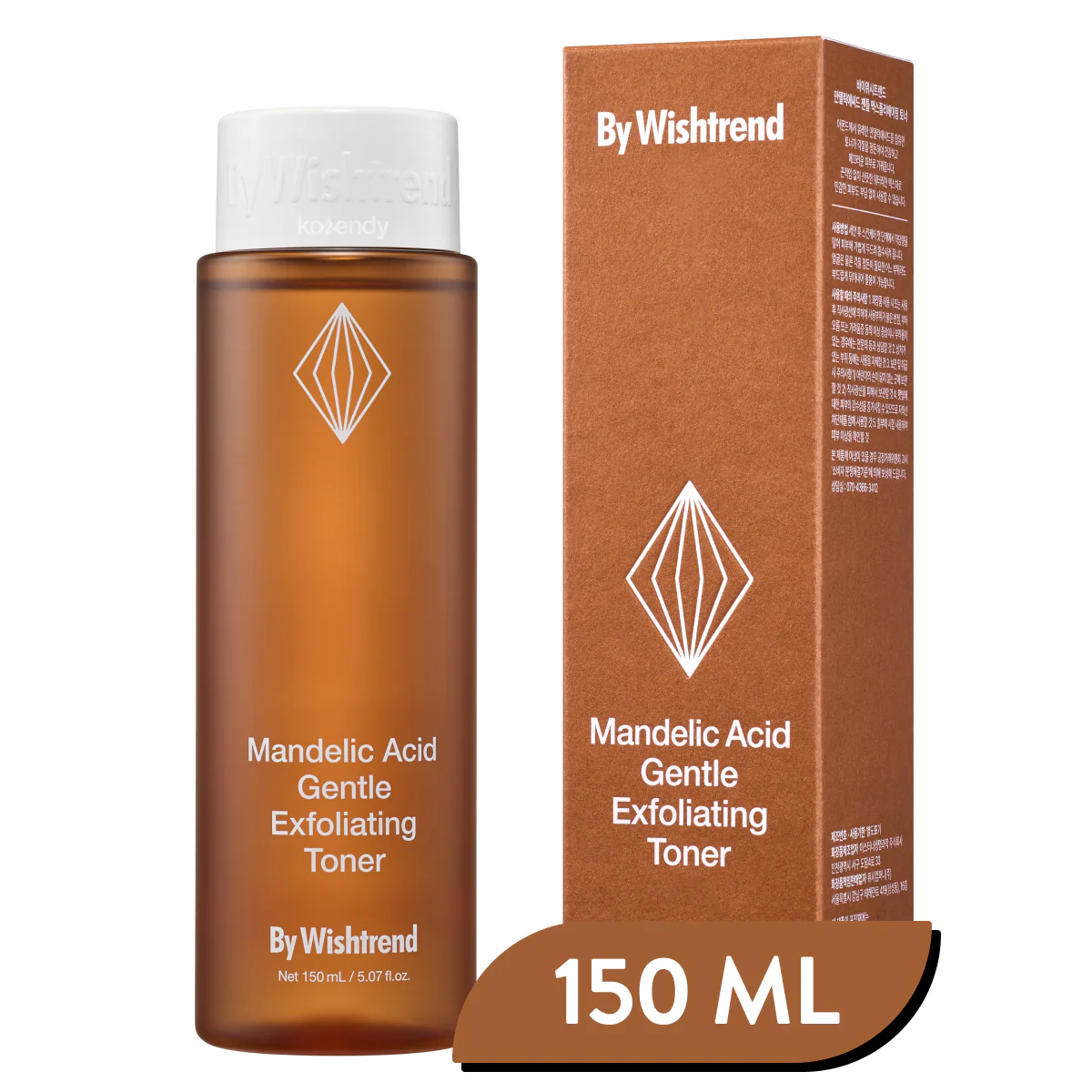 By Wishtrend - Mandelic Acid Gentle Exfoliating Toner (Pürüz ve Geniş Gözenek Önleyici Ölü Deri Arındırıcı Mandelik Asitli Peeling Toniği) - Image 3