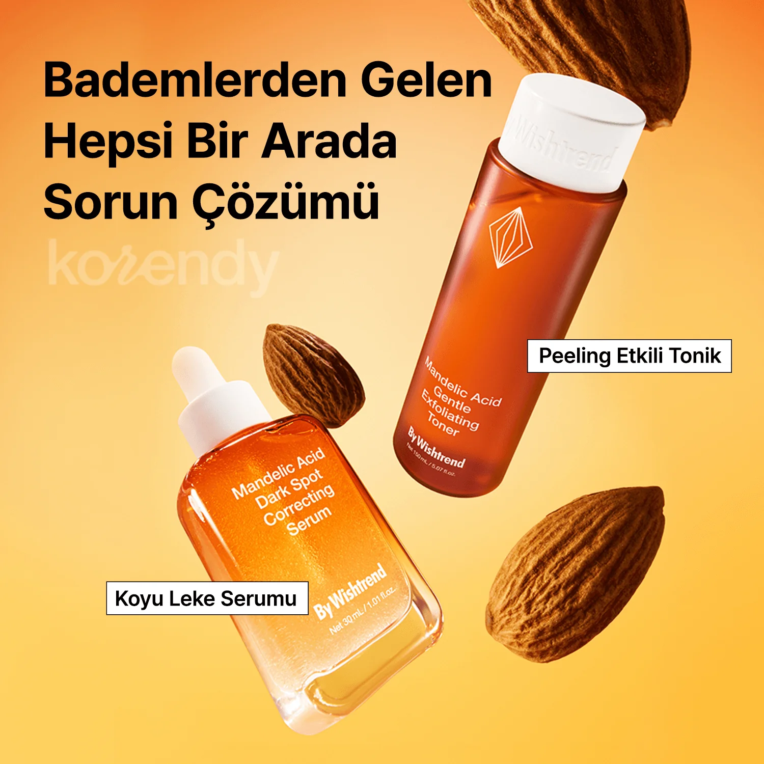 By Wishtrend  - Mandelic Acid Dark Spot Correcting Serum (Kırmızı, Kahverengi ve Sarı Leke Önleyici ve Parlatıcı Mandelik Asitli Serum) 30ml - Image 14