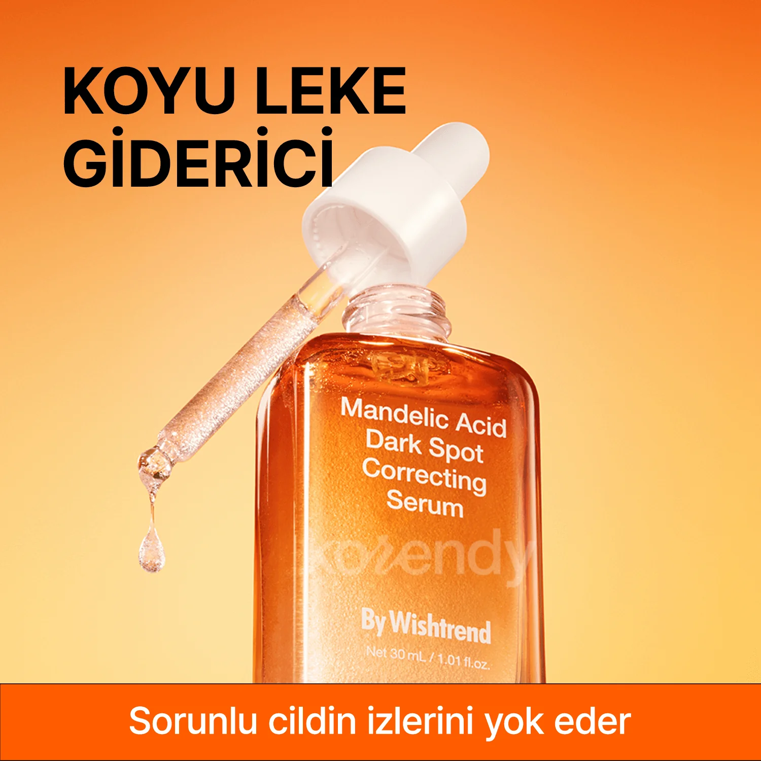 By Wishtrend  - Mandelic Acid Dark Spot Correcting Serum (Kırmızı, Kahverengi ve Sarı Leke Önleyici ve Parlatıcı Mandelik Asitli Serum) 30ml - Image 3