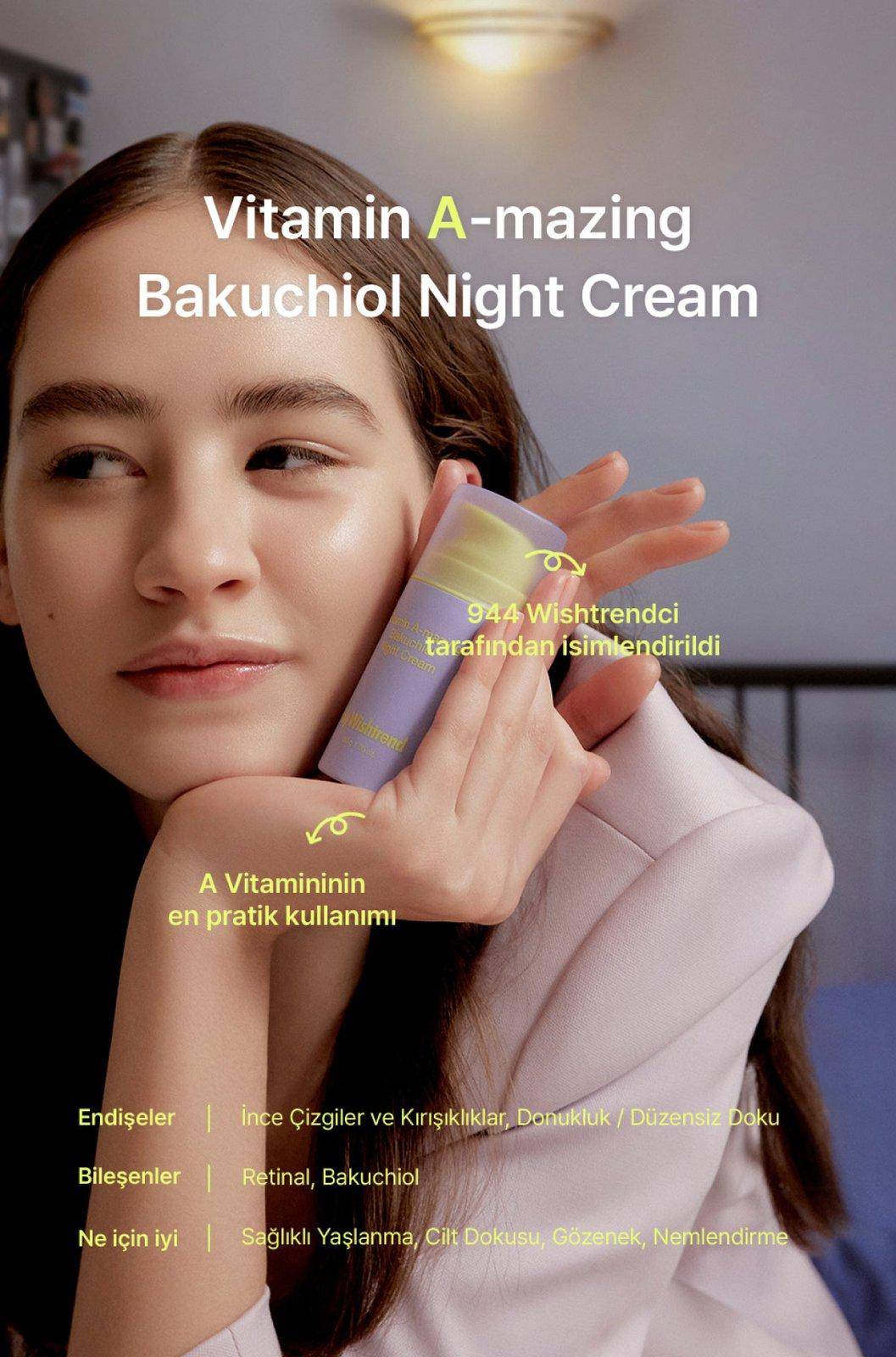 By Wishtrend - Vitamin A-mazing Bakuchiol Night Cream (%0.03 Retinal Gece Kremi) - Image 12