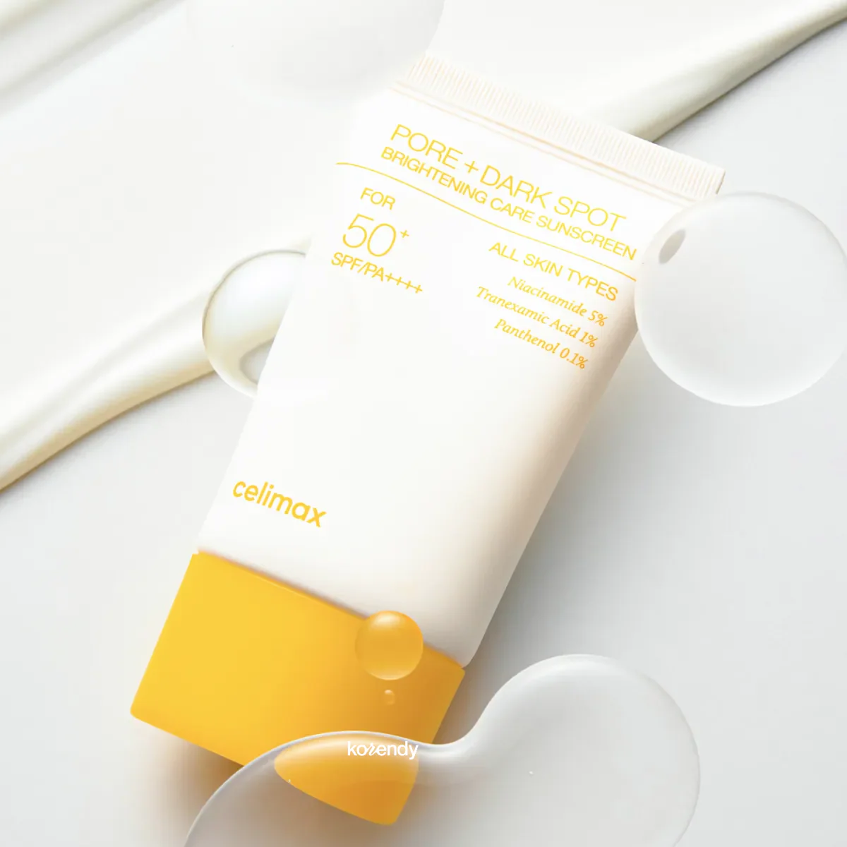Celimax - Pore Dark Spot Brightening Care Sunscreen (Leke ve Gözenek Önleyici %5 Niacinamide ve %1 Tranexamic Acid İçerikli Esans Güneş Kremi) 50ml - Image 3