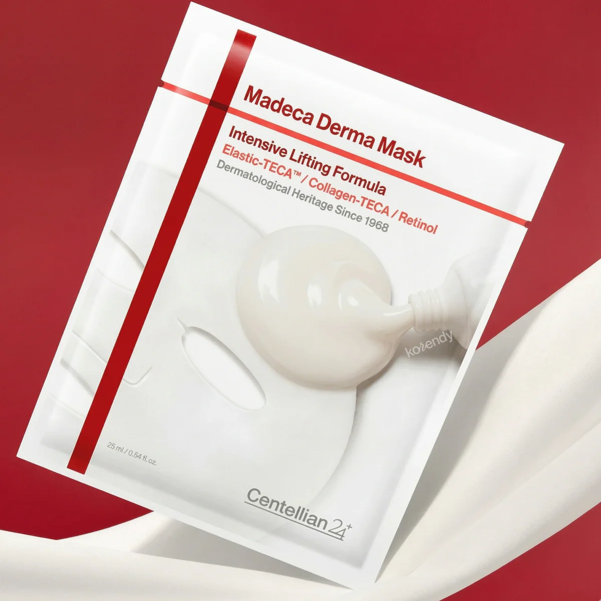 Centellian24 - Madeca Derma Mask Intensive Lifting Formula (Sarkma Karşıtı ve Sıkılık Koruyucu Elastic-TECA™ & Agave İçeren Maske) 25ml x 10'lu - Image 3