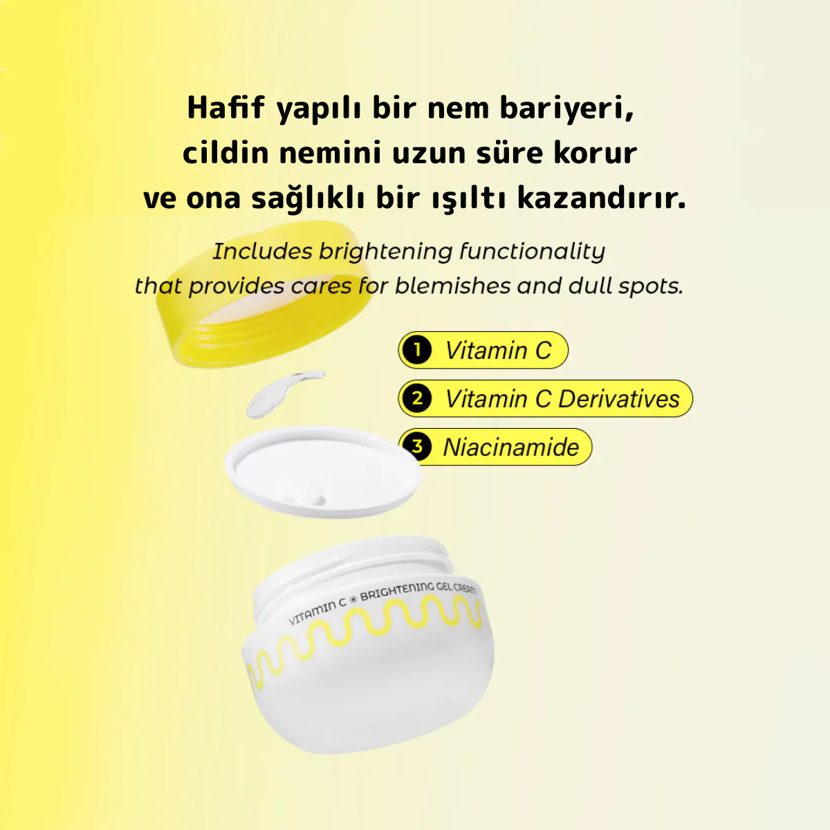 Commonlabs - Vitamin C Brightening Gel Cream (C Vitaminli ve Meyve Özlü Akışkan Jel Krem) 50gr (%60 İndirimli) - Image 6