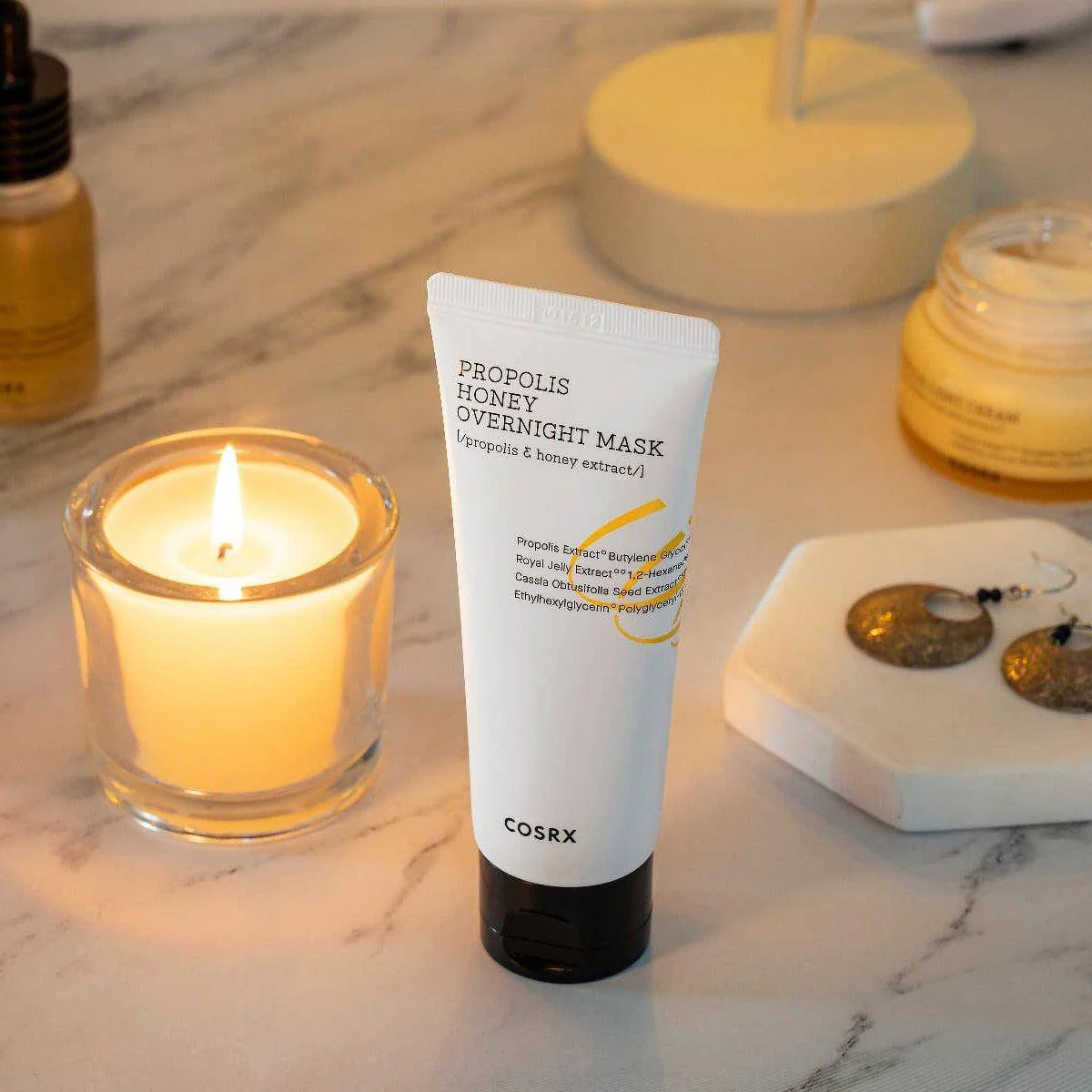 Cosrx - Full Fit Propolis Honey Overnight Mask 60ml - Image 4