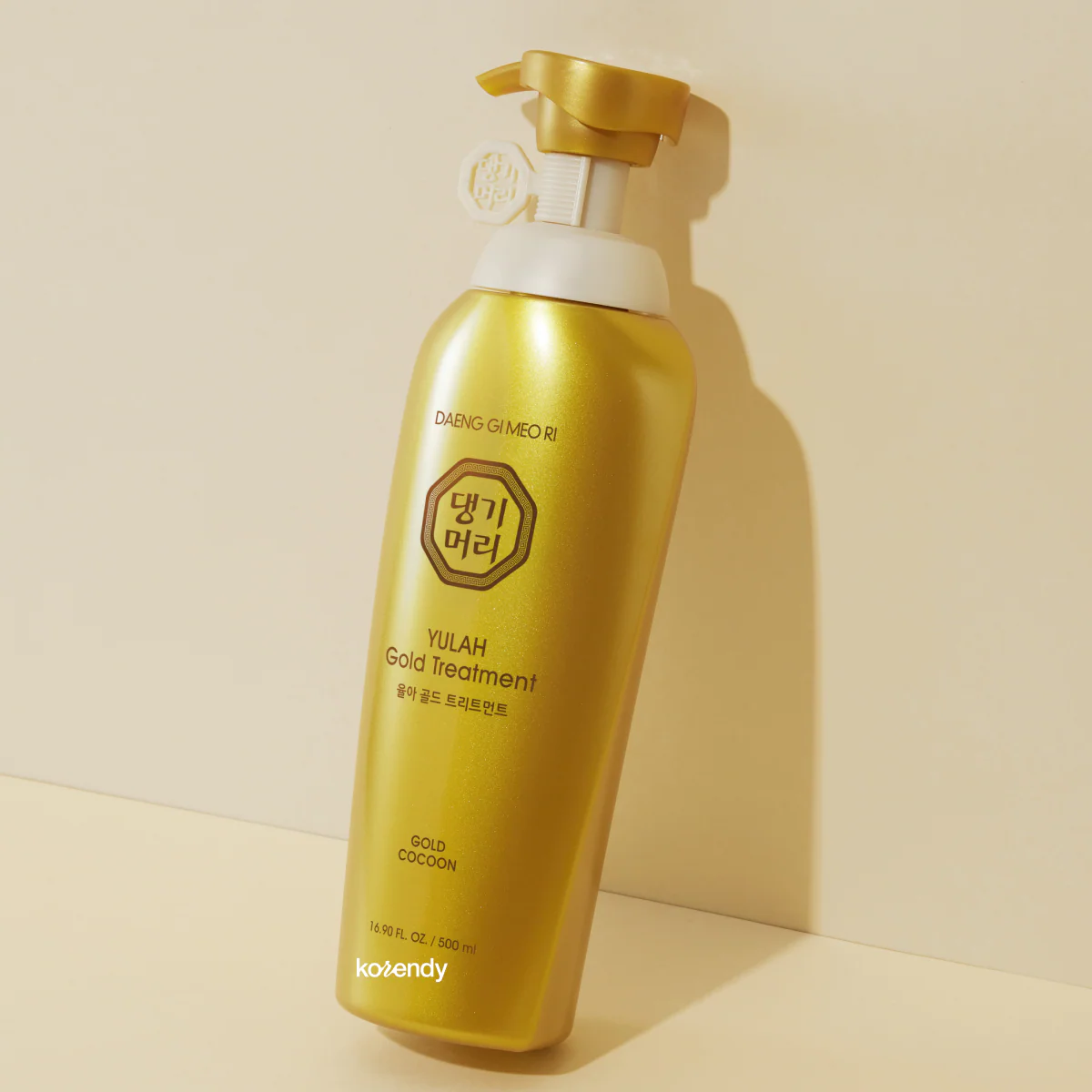 Daeng Gi Meo Ri - Yulah Gold Treatment (Parlaklık ve Canlılık Verici Besleyici Altın İpekböceği Kozası Özlü Saç Bakım Kremi) 500ml - Image 3