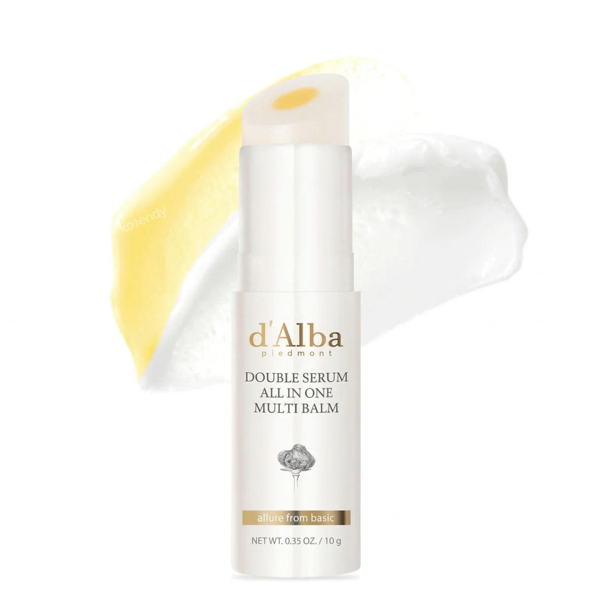 d'Alba - Double Serum All In One Multi Balm (Çift Etkili Beyaz Trüf Mantarı ve Bitkisel Kolajenli Stick Balm ) 10g - Image 2