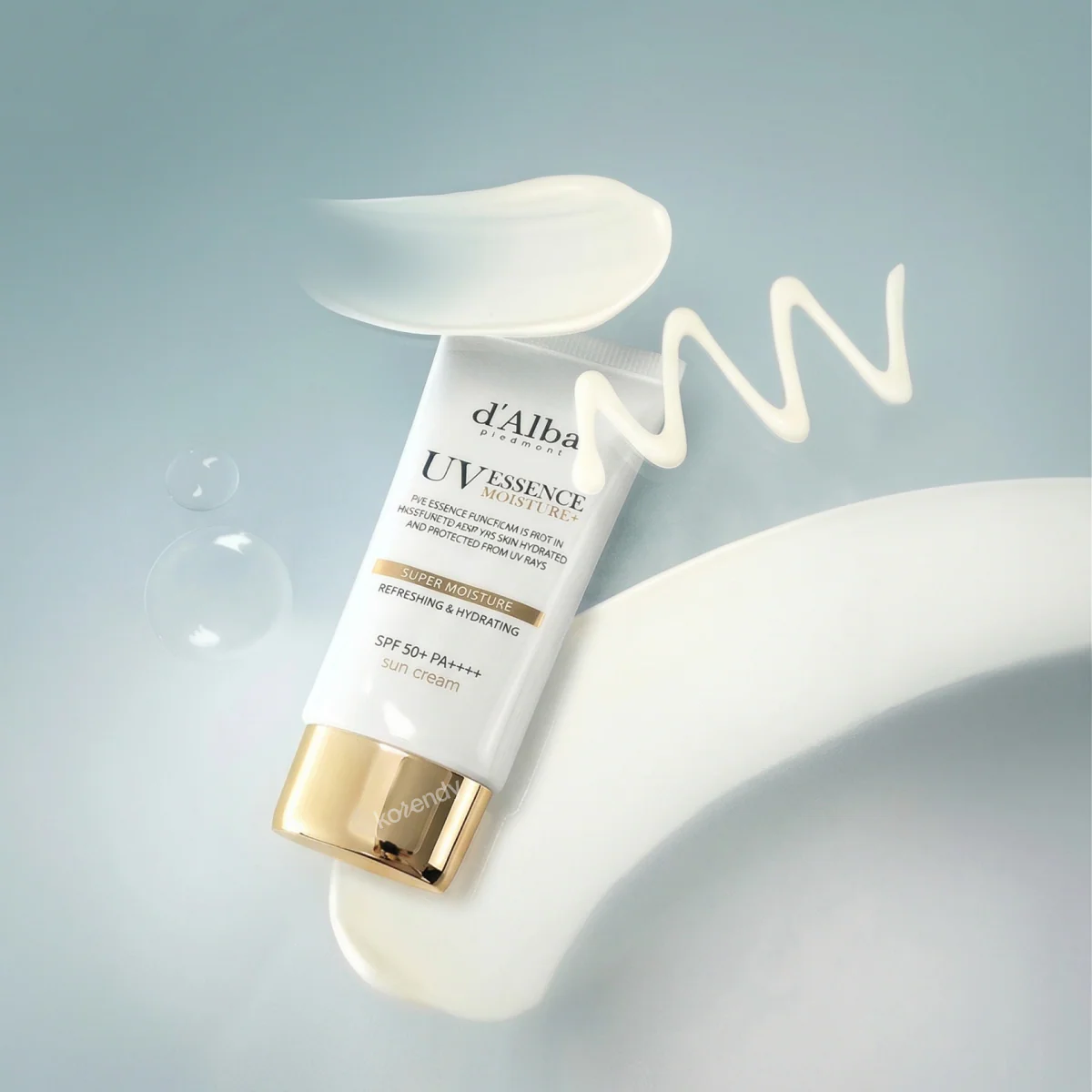 d'Alba - Super Moisture Essence Sun Cream (Yoğun Nem Veren Su Bazlı Beyaz Trüflü Esans Güneş Kremi) 50ml - Image 2
