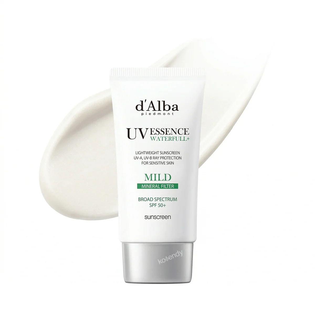 d'Alba - Waterfull Mild Sun Cream (Non-Nano Mineral Filtreli Centella Asiatica ve Beyaz Trüflü Güneş Kremi) 50ml - Image 2