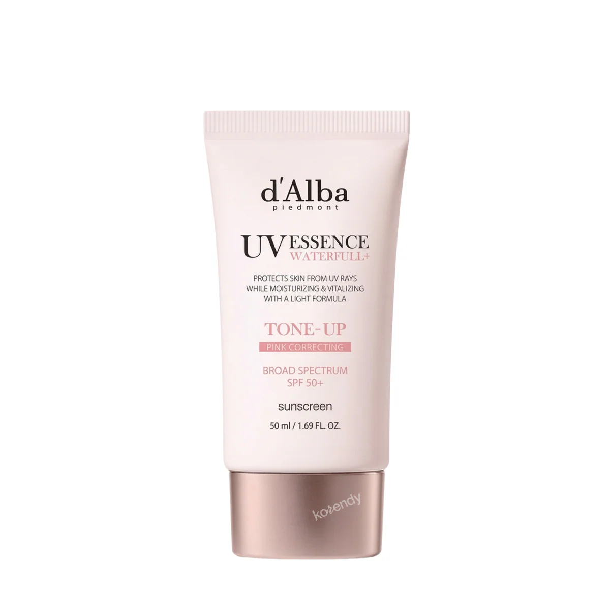 d'Alba - Waterfull Tone-Up Sun Cream (Pink Correcting) (Parlatıcı Pembe Tonlu Hibrit Filtreli Beyaz Trüflü Güneş Kremi) 50ml