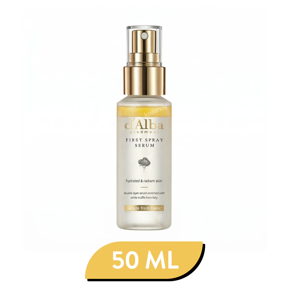d'Alba - White Truffle First Spray Serum (Çok Fonksiyonlu Çift Fazlı Beyaz Trüf Mantarlı Işıltı Spreyi)