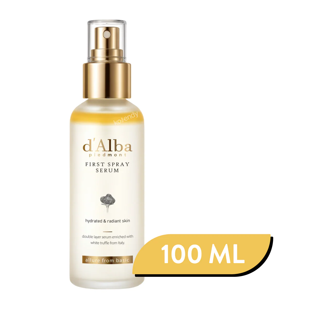 d'Alba - White Truffle First Spray Serum (Çok Fonksiyonlu Çift Fazlı Beyaz Trüf Mantarlı Işıltı Spreyi) - Image 2